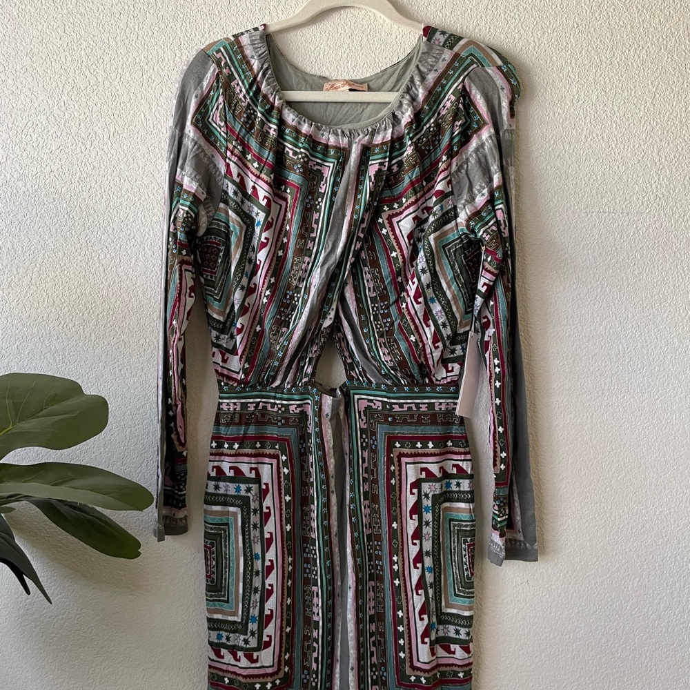 MARA HOFFMAN DRESS tribal keyhole